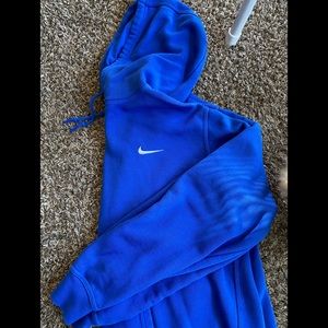 Blue nike hoodie